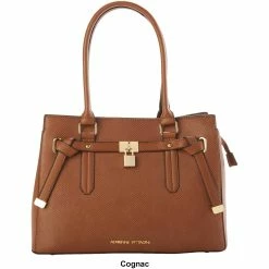 Best deal 🛒 Adrienne-Vittadini 👜 Handbags & Wallets Adrienne Vittadini Medium Lock Pebble Snake Satchel 🔔 -Adrienne Vittadini Shop unnamed file 118