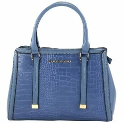 Coupon 🤩 Adrienne-Vittadini 👜 Handbags & Wallets Adrienne Vittadini Triple Croco Satchel With Detachable Strap 👍