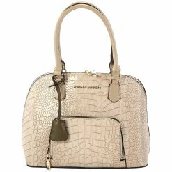 Best reviews of ✨ Adrienne-Vittadini 👜 Handbags & Wallets Adrienne Vittadini Croco Dome Satchel With Front Pocket ✨