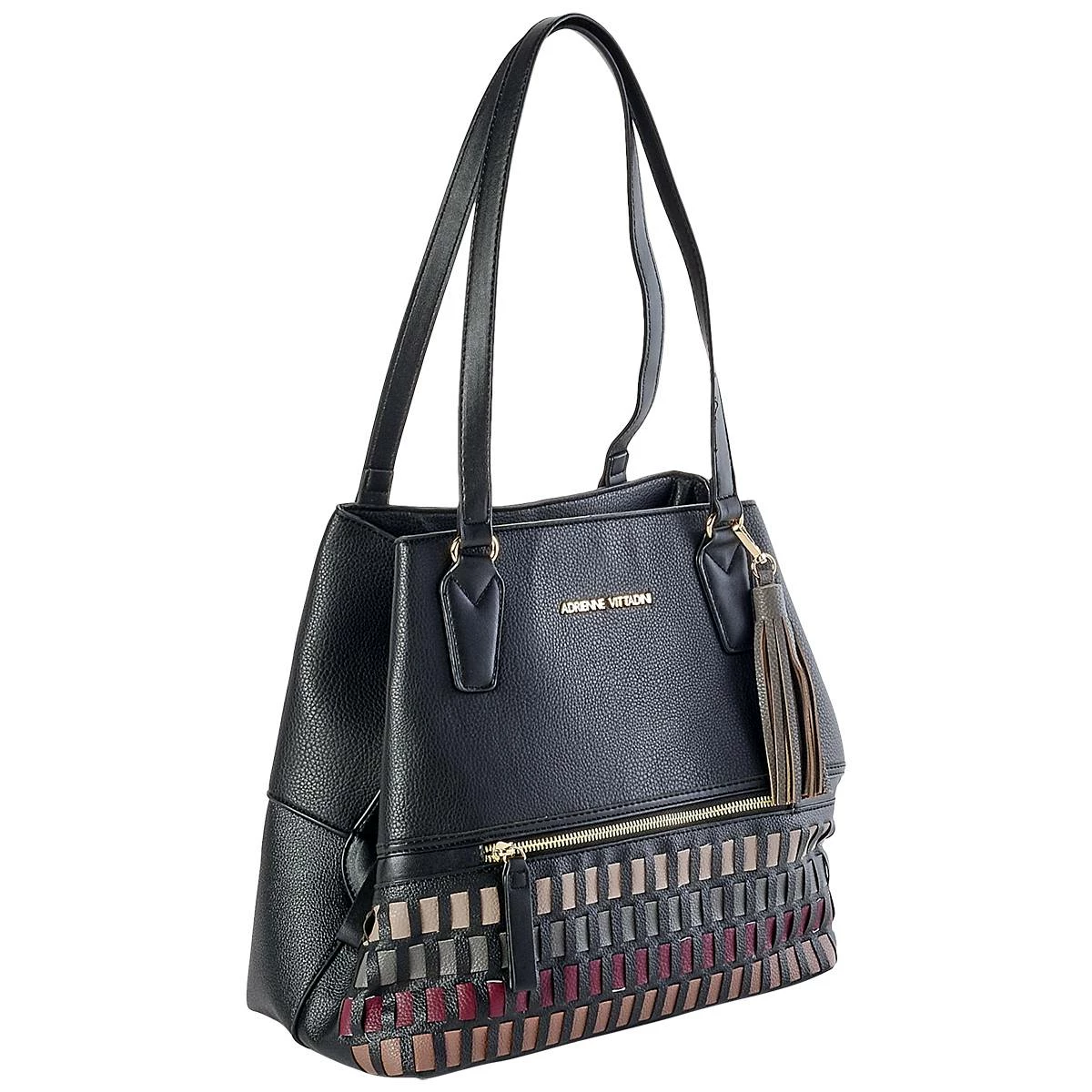 New ๐ Adrienne-Vittadini ๐ Handbags & Wallets Adrienne Vittadini Triple Compartment Woven Pebble Satchel ๐ 4 New ๐ Adrienne-Vittadini ๐ Handbags & Wallets Adrienne Vittadini Triple Compartment Woven Pebble Satchel ๐ - Image 2