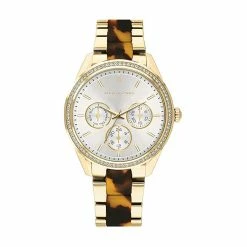 Discount 👏 Adrienne-Vittadini Jewelry & ⌚ Watches Adrienne Vittadini Gold & Tortoise ⌚ Watch - 13787G-42-G01 💯