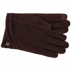 Best reviews of 😉 Adrienne-Vittadini Accessories 👩 Womens Adrienne Vittadini Fashion Fleece Gloves With Curved Hem 😍