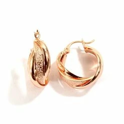 Wholesale ❤️ Adrienne-Vittadini Jewelry & ⌚ Watches Adrienne Vittadini Signature 3 Twist Hoops 💯