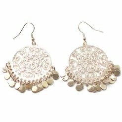 Cheapest 👍 Adrienne-Vittadini Jewelry & ⌚ Watches Adrienne Vittadini Rose Gold Filigree Dangle Earrings ⭐