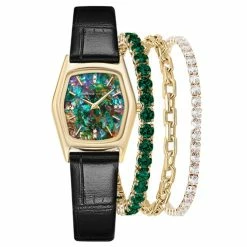 Best reviews of 🧨 Adrienne-Vittadini Jewelry & ⌚ Watches 👩 Womens Adrienne Vittadini Hexagon ⌚ Watch Set - A1288G-42-F02 🔔
