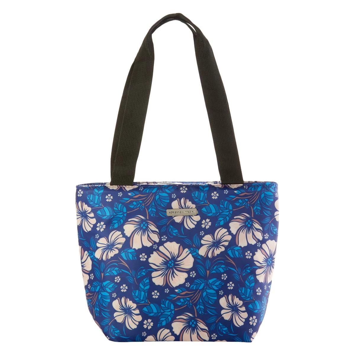 Budget ๐ Adrienne-Vittadini Storage & Organization Adrienne Vittadini Quilted Insulated Floral Lunch Tote - Blue โญ 3 Budget ๐ Adrienne-Vittadini Storage & Organization Adrienne Vittadini Quilted Insulated Floral Lunch Tote - Blue โญ