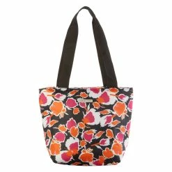 Best deal 🧨 Adrienne-Vittadini Storage & Organization Adrienne Vittadini Quilted Insulated Floral Lunch Tote - Fuchsia 👍
