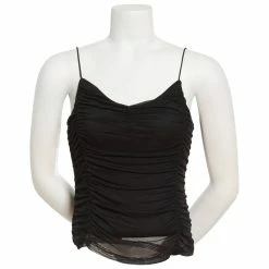 Top 10 ⌛ Almost-Famous Clothing Juniors Almost Famous™ Ruched Camisole With Bungee Cord Straps 🔔