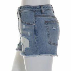 Deals 💯 Almost-Famous Clothing Juniors Almost Famous™ Hi Rise Frayed And Distressed Mom Shorts ✨ -Adrienne Vittadini Shop unnamed file 335