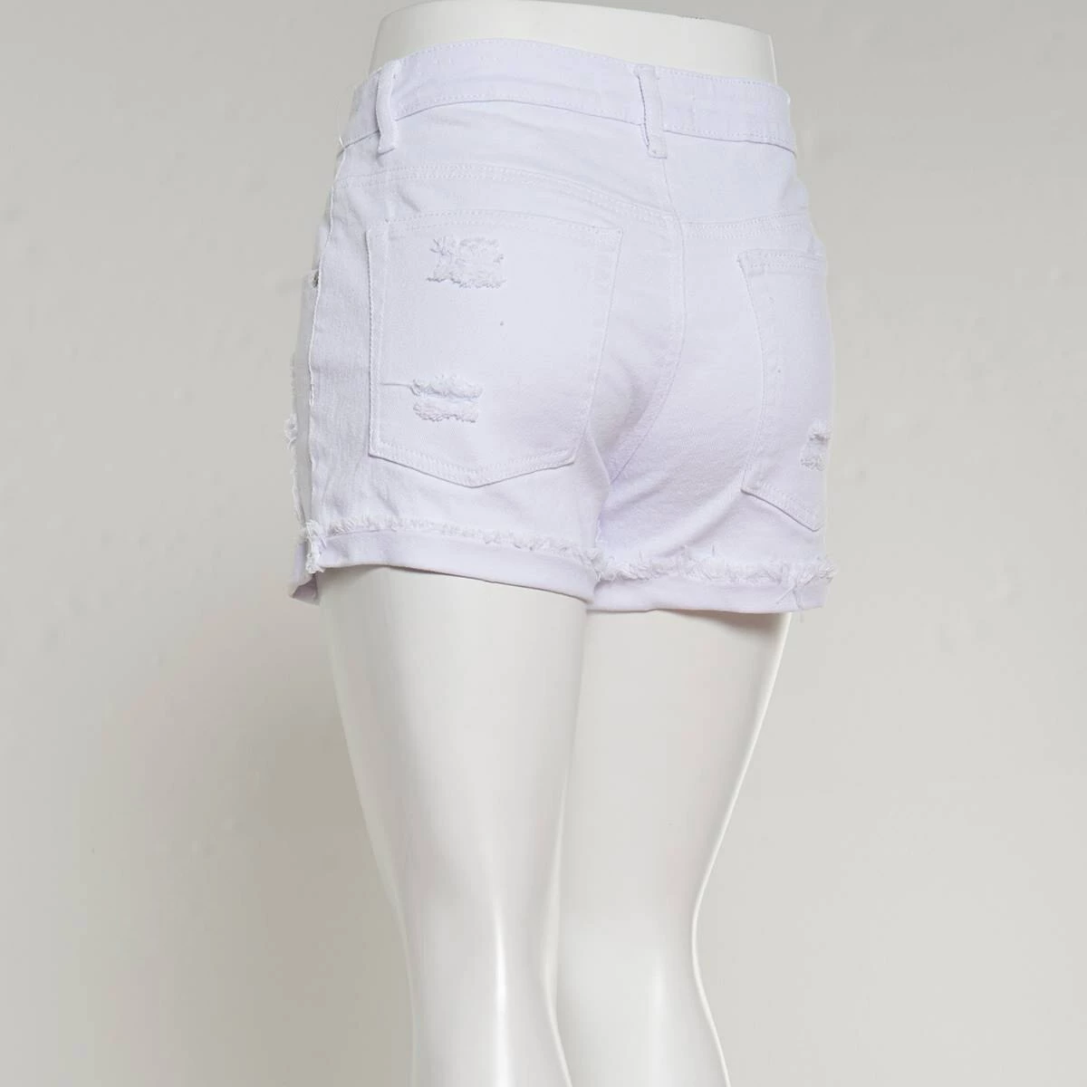 Outlet 🔔 Almost-Famous Clothing Juniors Almost Famous™ Bottom Frayed Roll Cuff Shorts 👍 4 Outlet 🔔 Almost-Famous Clothing Juniors Almost Famous™ Bottom Frayed Roll Cuff Shorts 👍 - Image 2