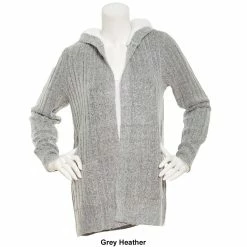 Budget 👏 Almost-Famous Clothing Juniors Almost Famous™ Ribbed Mossy Sherpa Hoodie 😍 -Adrienne Vittadini Shop unnamed file 362