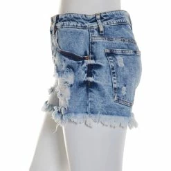 Best Sale 👍 Almost-Famous Clothing Juniors Almost Famous™ High Rise Destructed Fray Hem Shorts 💯 -Adrienne Vittadini Shop unnamed file 366
