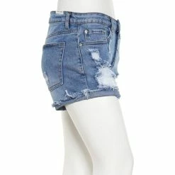 Top 10 ✔️ Almost-Famous Clothing Juniors Almost Famous™ Expand Button Fray Roll Cuff Shorts 🛒 -Adrienne Vittadini Shop unnamed file 385