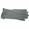 New 🔥 Adrienne-Vittadini Accessories 👩 Womens Adrienne Vittadini Stretch Button Trim Touchscreen Gloves ⌛