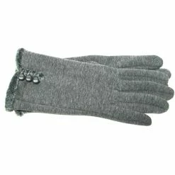 New π₯ Adrienne-Vittadini Accessories π© Womens Adrienne Vittadini Stretch Button Trim Touchscreen Gloves β