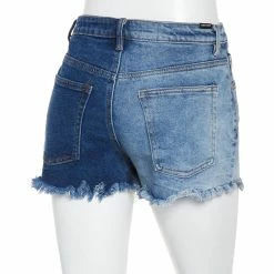 Outlet 🌟 Almost-Famous Clothing Juniors Almost Famous™ Two-Tone Fray Hem Denim Mom Shorts ⭐ -Adrienne Vittadini Shop unnamed file 417