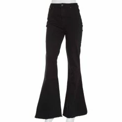 Brand new 🥰 Almost-Famous Clothing Juniors Almost Famous™ High Rise Tie Back Flare 👖 Jeans ❤️