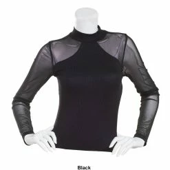 Best Sale 🔔 Almost-Famous Clothing Juniors Almost Famous™ Solid Rib And Mesh Mock Neck Blouse 🤩 -Adrienne Vittadini Shop unnamed file 500