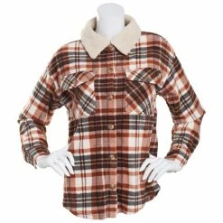 Best deal 🧨 Almost-Famous Clothing Juniors Almost Famous™ Sherpa Collar Polar Fleece Shacket 👍 -Adrienne Vittadini Shop unnamed file 555