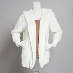 Promo ⌛ Almost-Famous Clothing Juniors Almost Famous™ Solid Sherpa Open Cardigan Hoodie ⭐ -Adrienne Vittadini Shop unnamed file 559