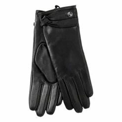 Best Pirce 😉 Adrienne-Vittadini Accessories 👩 Womens Adrienne Vittadini Leather Gloves With Leather Loop ✨
