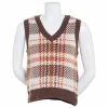 Budget ⌛ Almost-Famous Clothing Juniors Almost Famous™ V-Neck Pattern Sweater Vest - Brown 👏 -Adrienne Vittadini Shop unnamed file 649