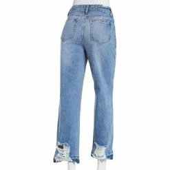 Deals 🎉 Almost-Famous Clothing Juniors Almost Famous™ Super High Rise Dad 👖 Jeans With Destruction 🌟 -Adrienne Vittadini Shop unnamed file 652