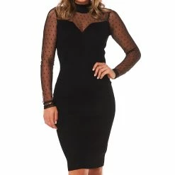 Best Pirce 😀 Almost-Famous Clothing Juniors Almost Famous™ Swiss Dot Midi Slit Sleeve Sweater 👗 Dress 😉 -Adrienne Vittadini Shop unnamed file 667