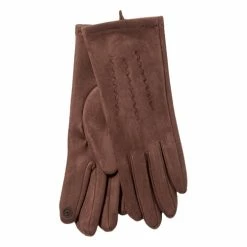 Flash Sale ⭐ Adrienne-Vittadini Accessories 👩 Womens Adrienne Vittadini Faux Suede Touchscreen Gloves ❤️