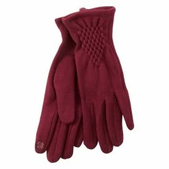 Brand new ✔️ Adrienne-Vittadini Accessories 👩 Womens Adrienne Vittadini Stretch Ruched Touchscreen Gloves 🎉