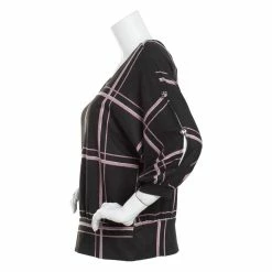 New ✔️ Adrienne-Vittadini Clothing 👩 Womens Adrienne Vittadini 3/4 Sleeve Dolman Slit & Buttons Blouse 🌟 -Adrienne Vittadini Shop unnamed file 94